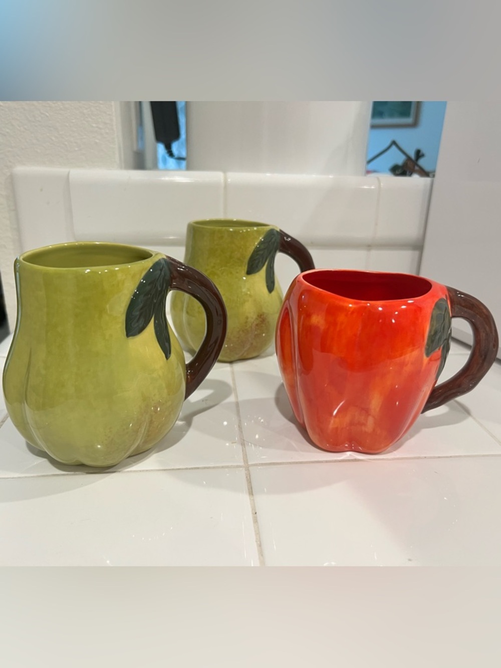 BUNDLE NEW Fruit Mugs Anthropologie - Picture 5 of 12